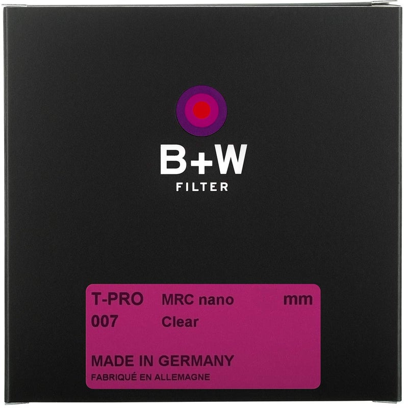 BW B + W Clear Protection Filter for Camera Lens â€“ Ultra Slim Titan Mount (T-PRO), 007, HTC, 16 Layers Multi-Resistant and Nano Coating, Photography Filter, 46 mm - Image 2